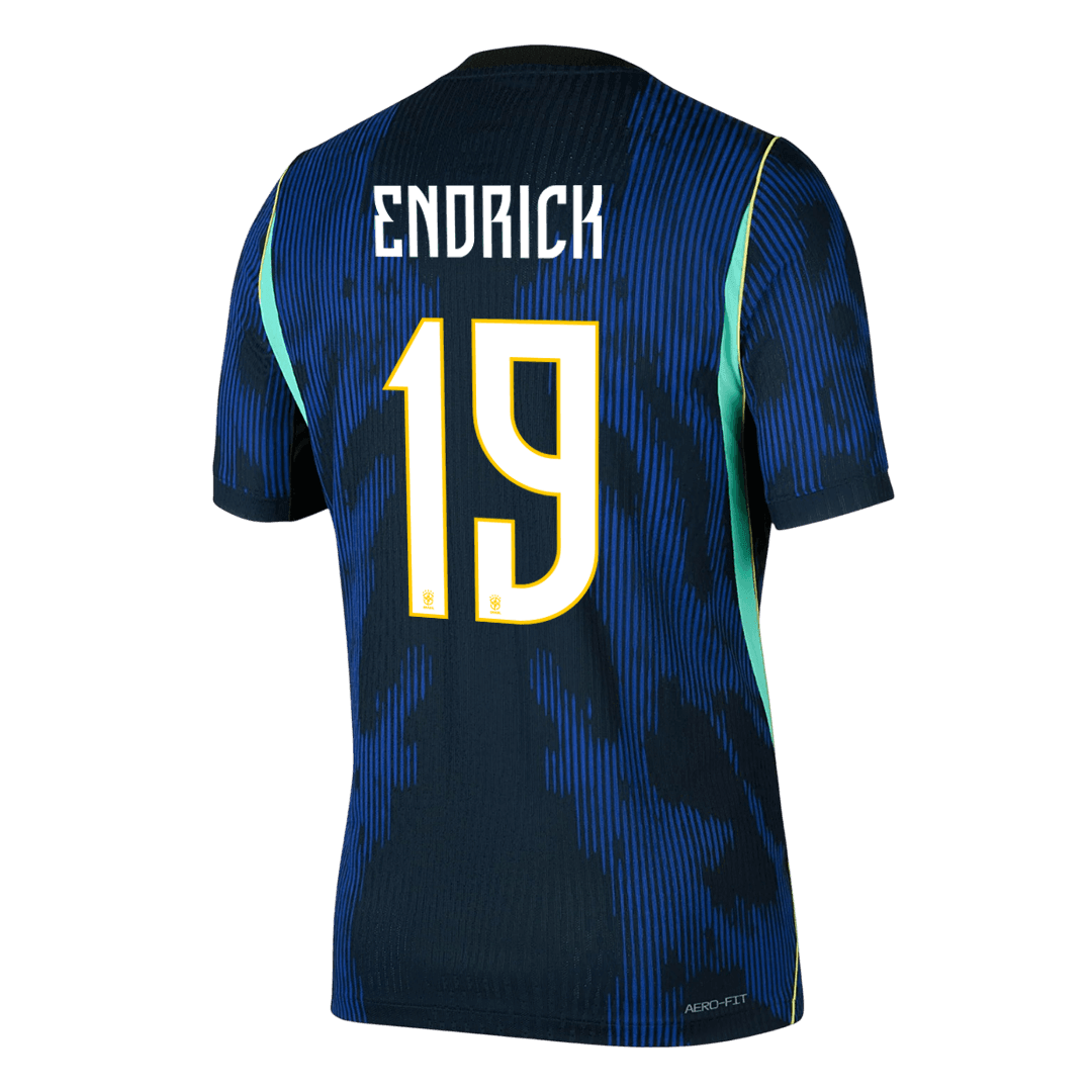 Camiseta Auténtica ENDRICK #19 Brazil 2026 Segunda Equipación Copa del Mundo -Versión Jugador
