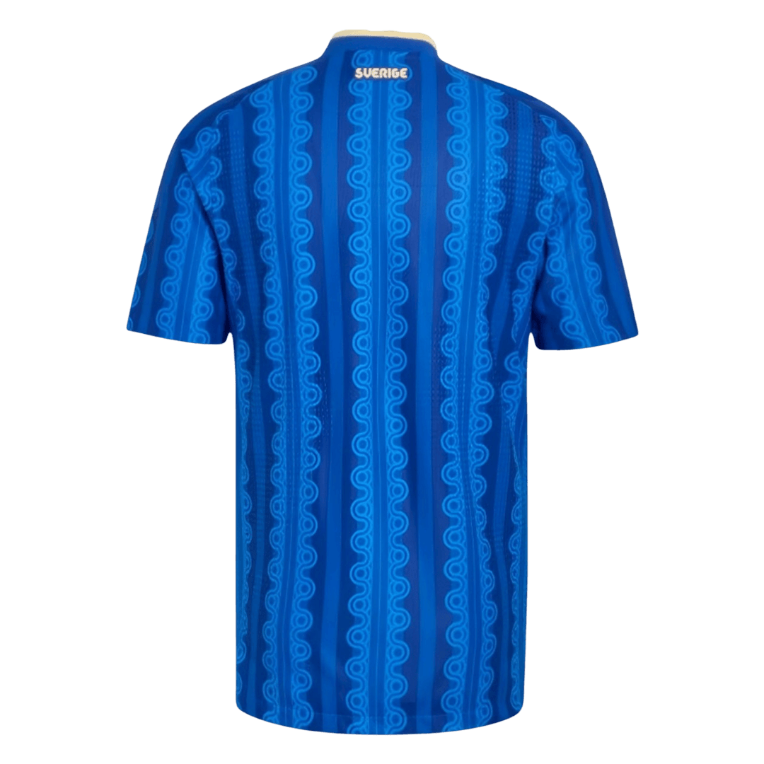Camiseta Auténtica Sweden 2026 Segunda Equipación Copa del Mundo -Versión Jugador