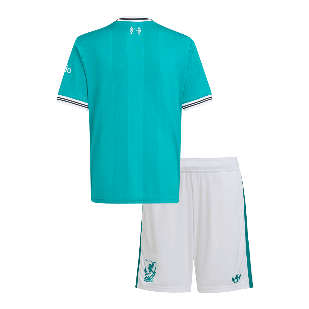 Conjunto Infantil Liverpool 2025/26 Tercera Equipación