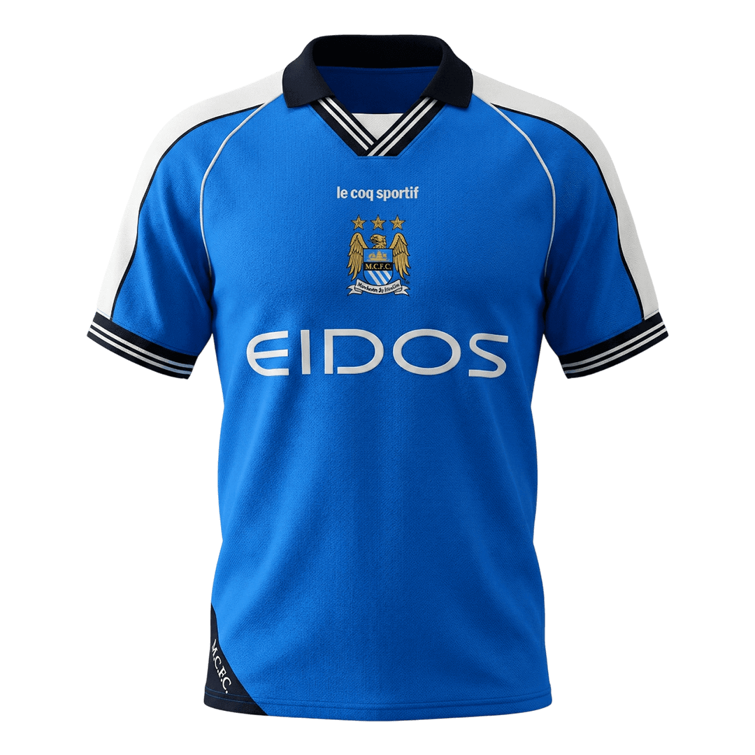 Retro 1999/01 Manchester City Primera Equipación