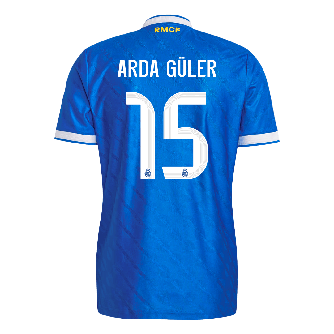 Camiseta Auténtica ARDA GÜLER #15 Real Madrid 2025/26 Tercera Equipación -Versión Jugador