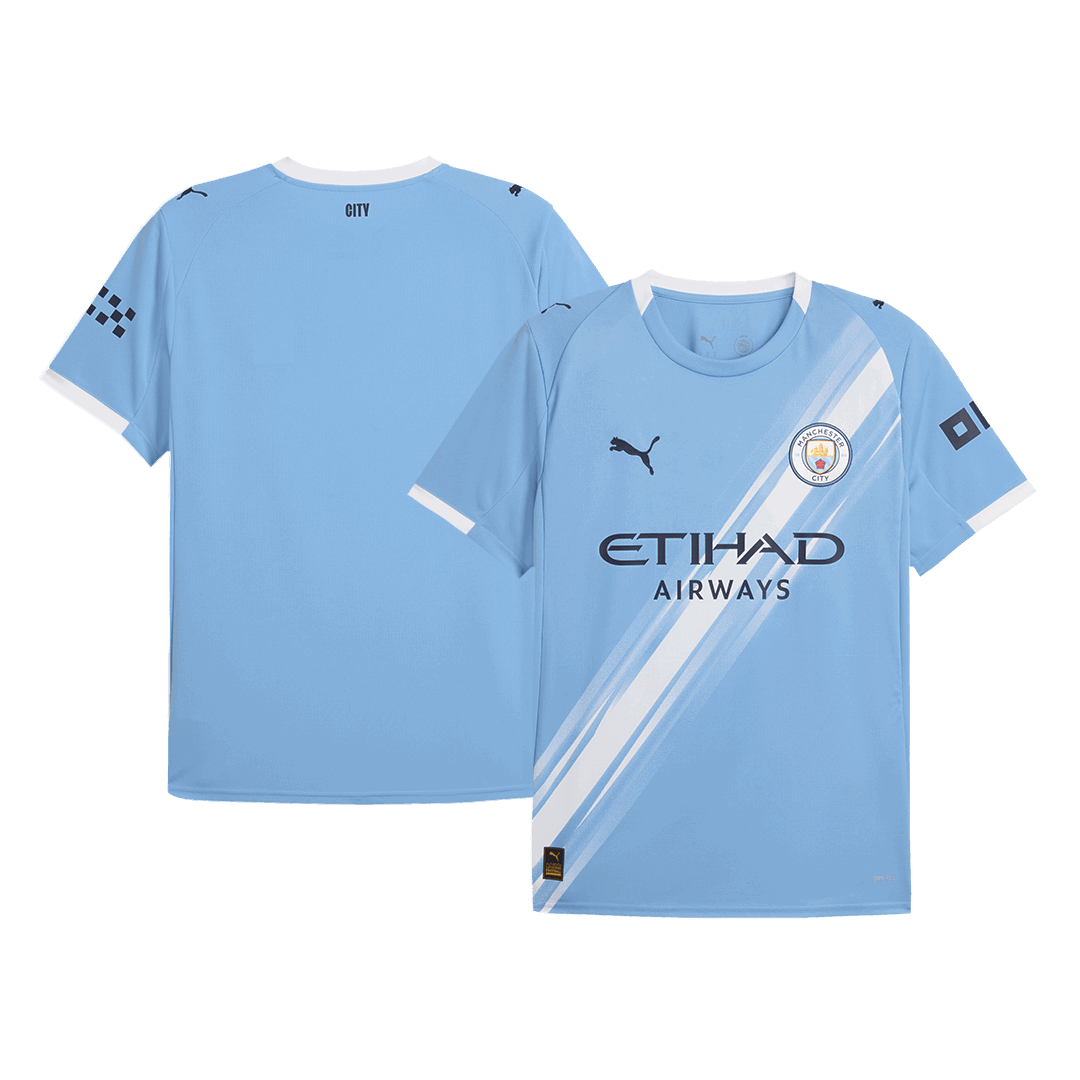 Camiseta Manchester City 2025/26 Primera Equipación-Versión Hincha