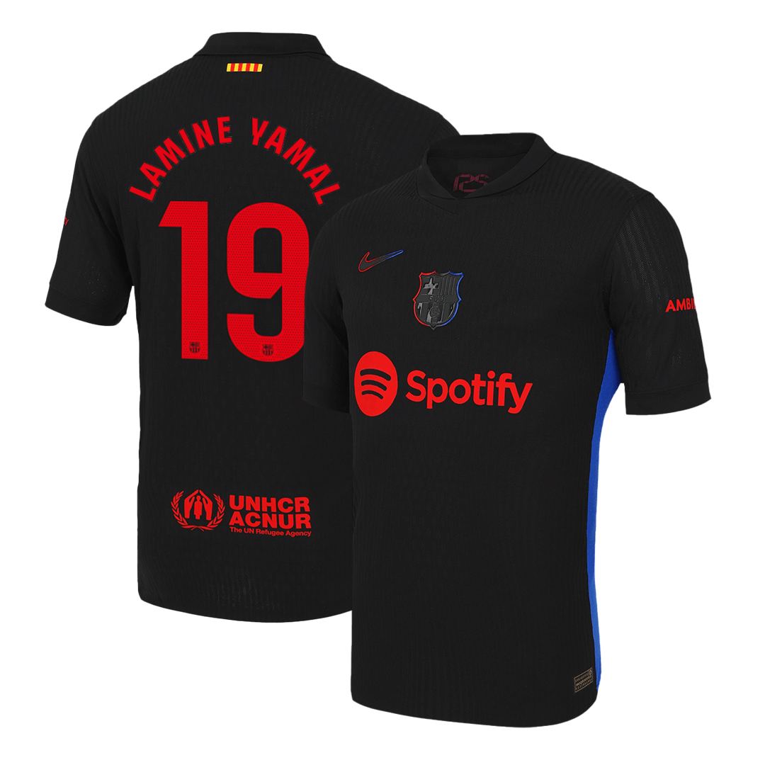 Camiseta LAMINE YAMAL #19 Barcelona 2024/25 Segunda Equipación - Versión Jugador