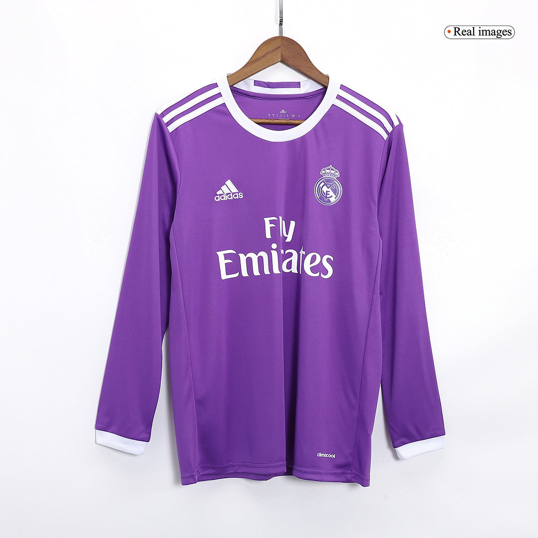Camiseta Retro 2016/17 Ronaldo #7 Real Madrid Manga Larga