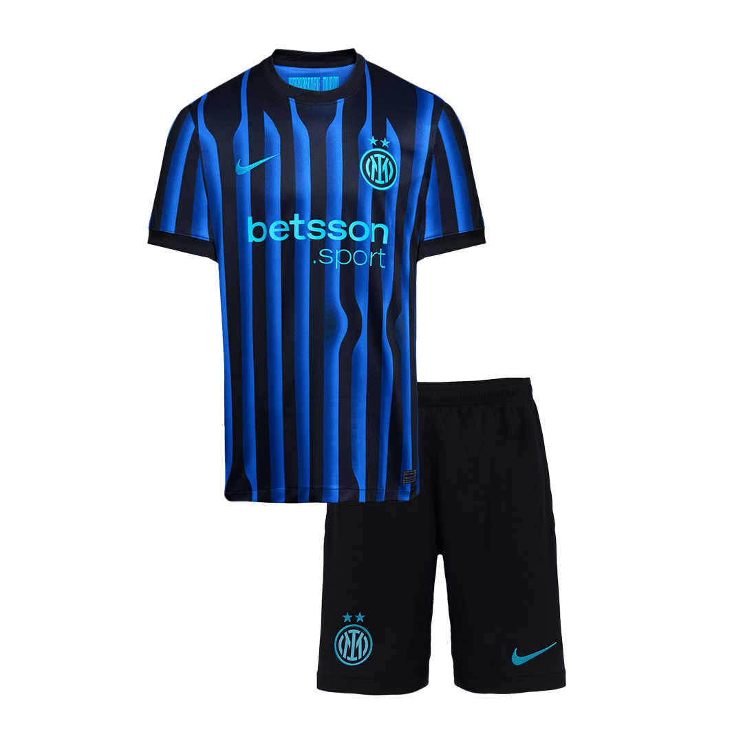 Miniconjunto Inter de Milán 2025/26 Primera Equipación Niño (Camiseta + Pantalón Corto)