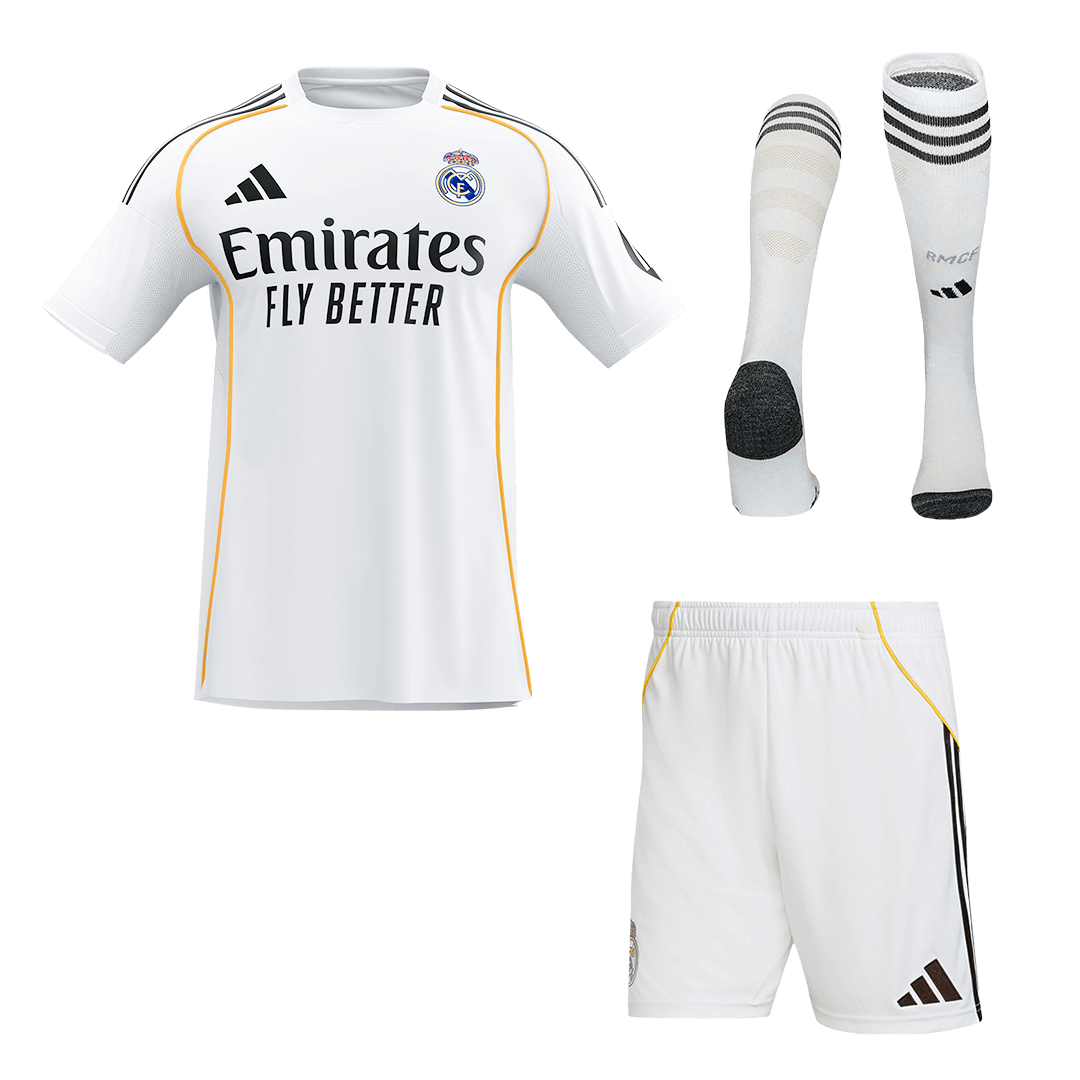 Calidad Premium Conjunto Completo Real Madrid 2025/26 Primera Equipación