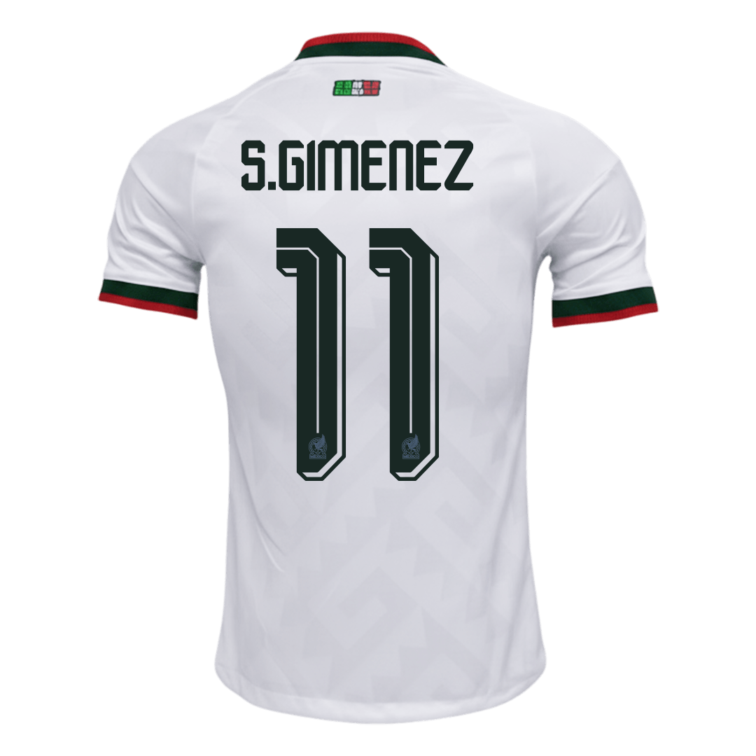 Camiseta Auténtica S.GIMENEZ #11 Mexico 2026 Segunda Equipación Copa del Mundo -Versión Jugador