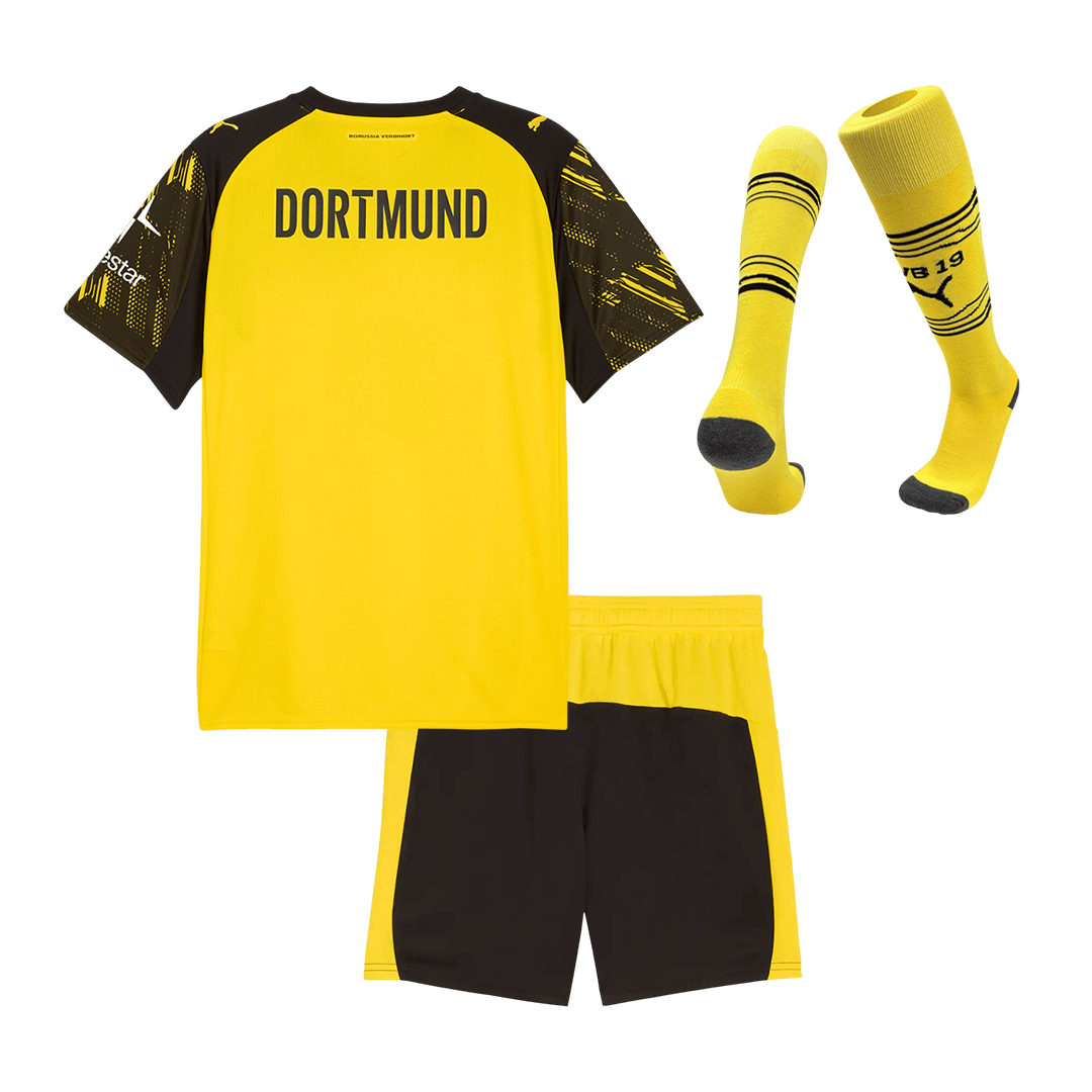 Conjunto Infantil Completo Borussia Dortmund 2025/26 Primera Equipación Kids