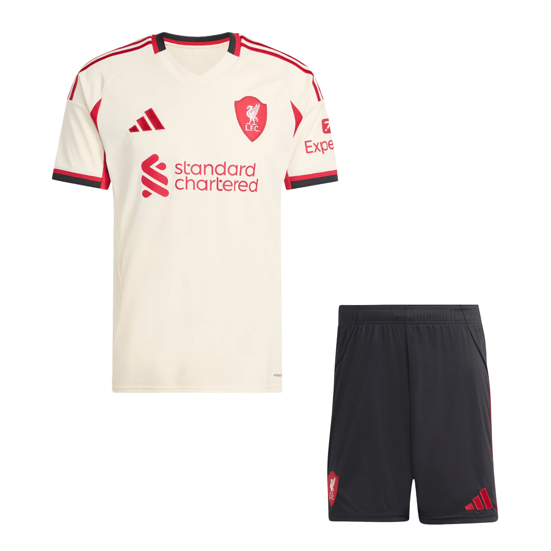 Conjunto Liverpool
2025/26 Segunda Equipación