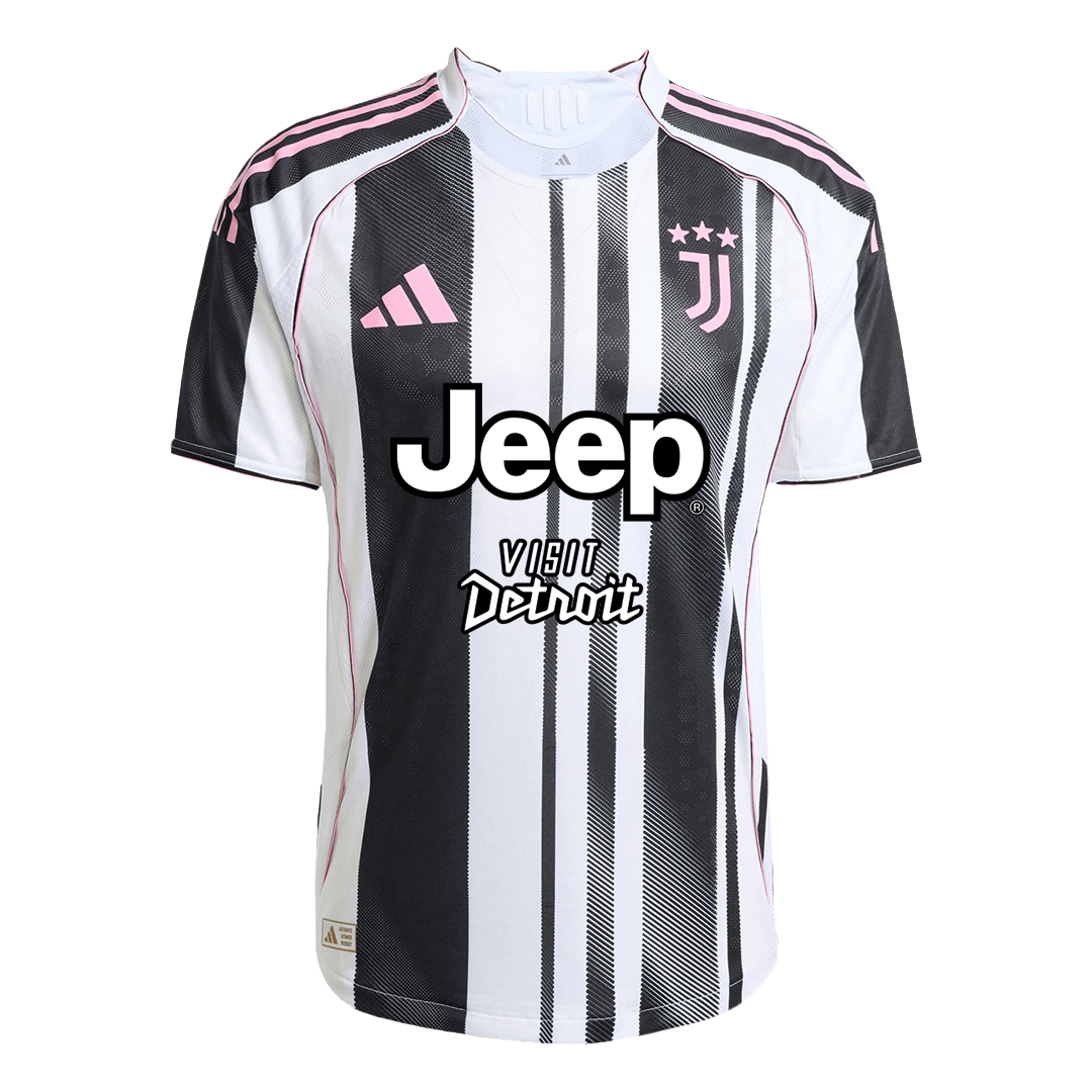 Camiseta Auténtica KALULU #15 Juventus 2025/26 Primera Equipación -Versión Jugador