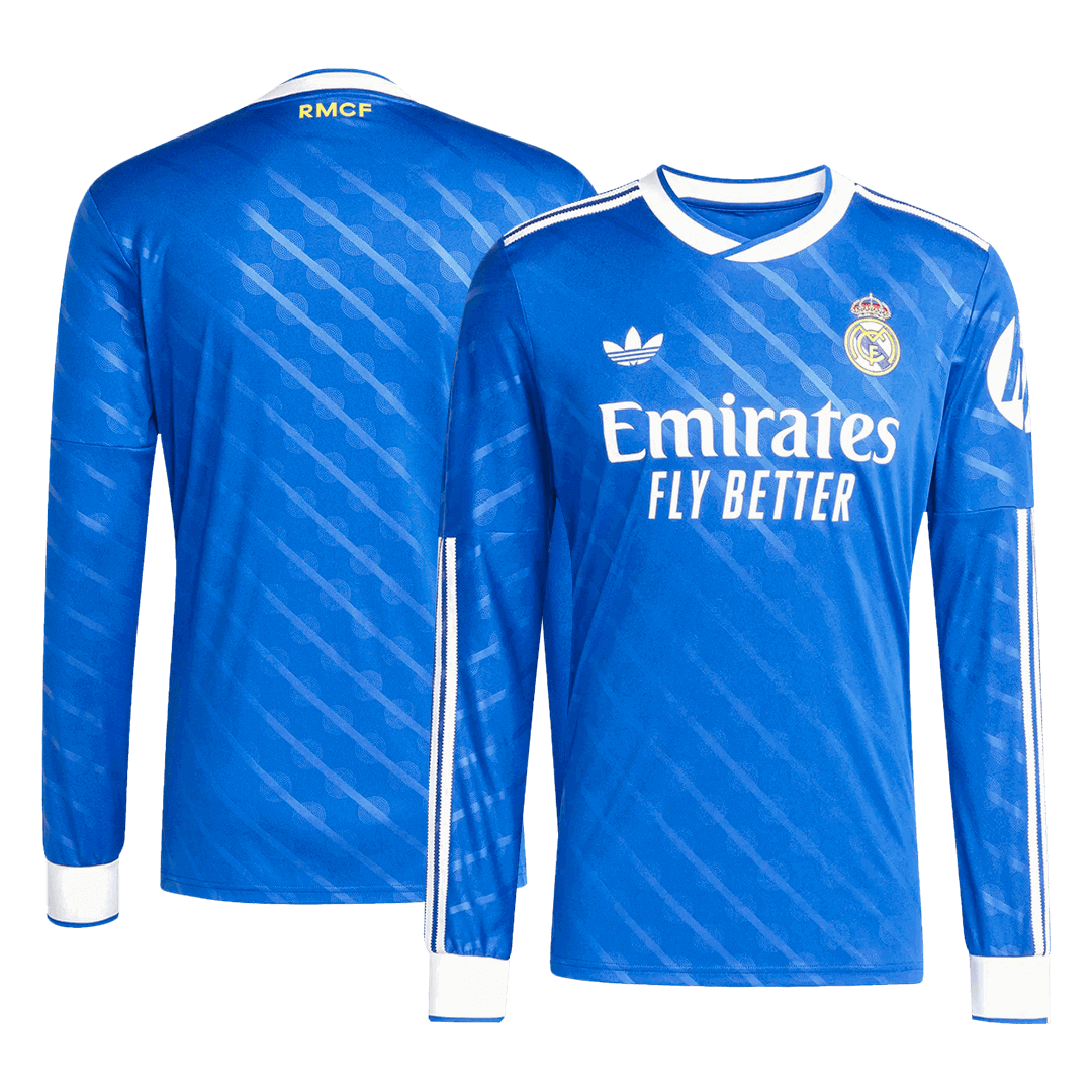 Camiseta Manga Larga Real Madrid 2025/26 Tercera Equipación-Versión Hincha