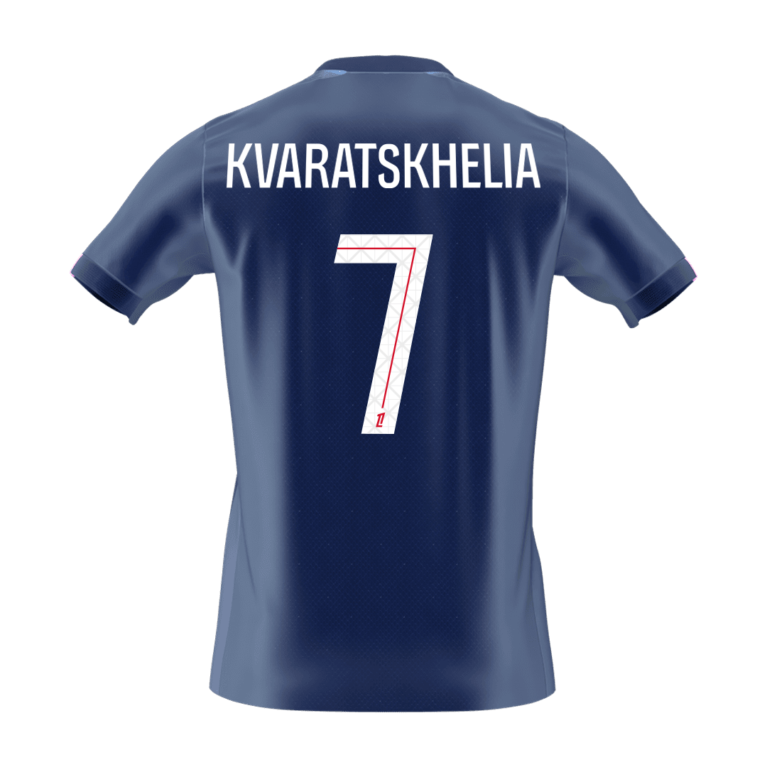 Calidad Premium Camiseta KVARATSKHELIA #7 PSG 2025/26 Primera Equipación-Versión Hincha