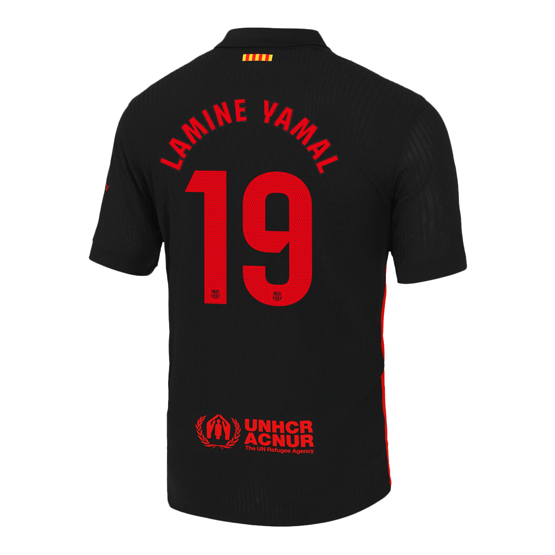 Camiseta LAMINE YAMAL #19 Barcelona 2024/25 Segunda Equipación - Versión Jugador