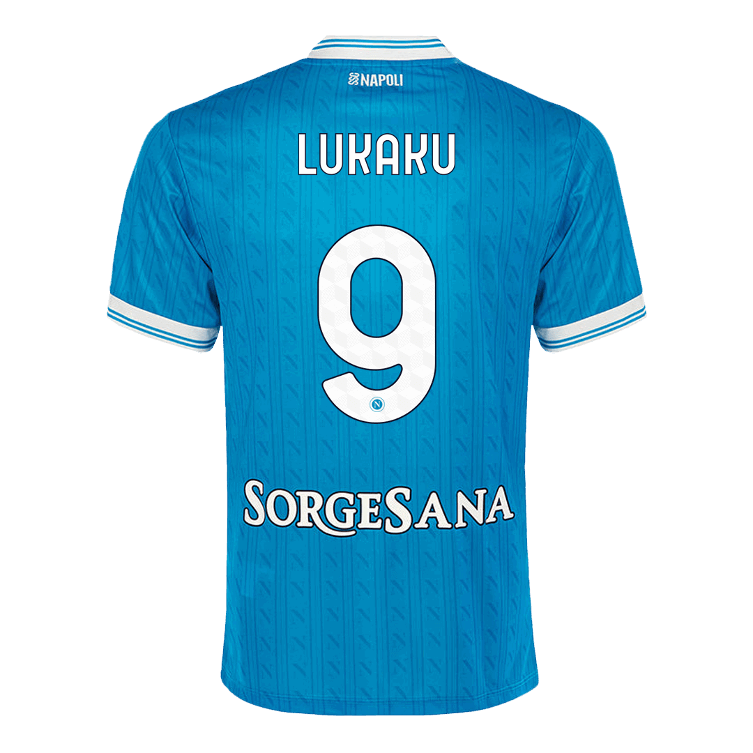 Camiseta LUKAKU #9 Napoli 2025/26 Primera Equipación-Versión Hincha