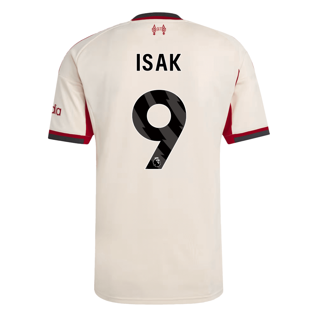 Camiseta ISAK #9 Liverpool 2025/26 Segunda Equipación-Versión Hincha