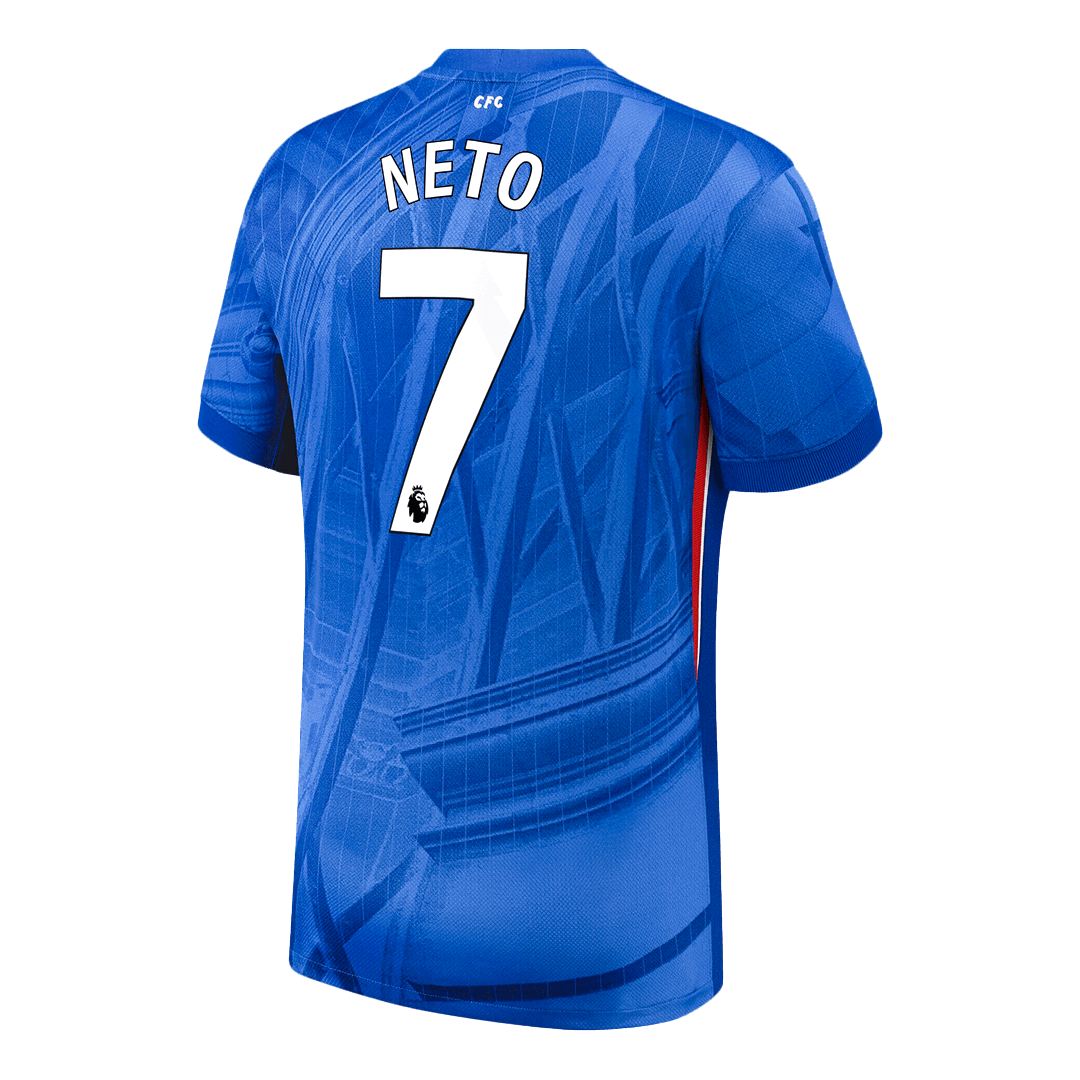 Calidad Premium Camiseta NETO #7 Chelsea 2025/26 Primera Equipación -Versión Hincha
