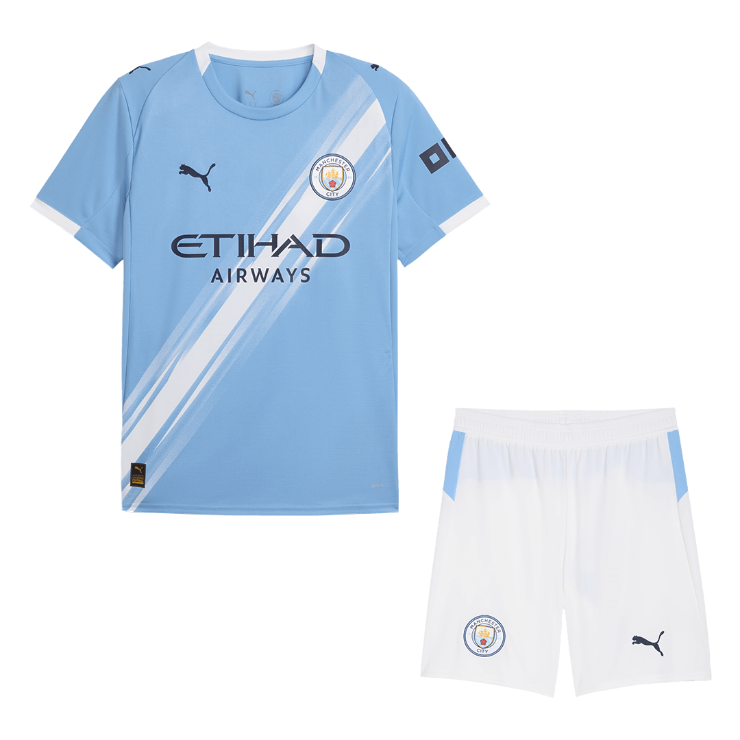 Conjunto Manchester City 2025/26 Primera Equipación Hombre Camiseta+Pantalón