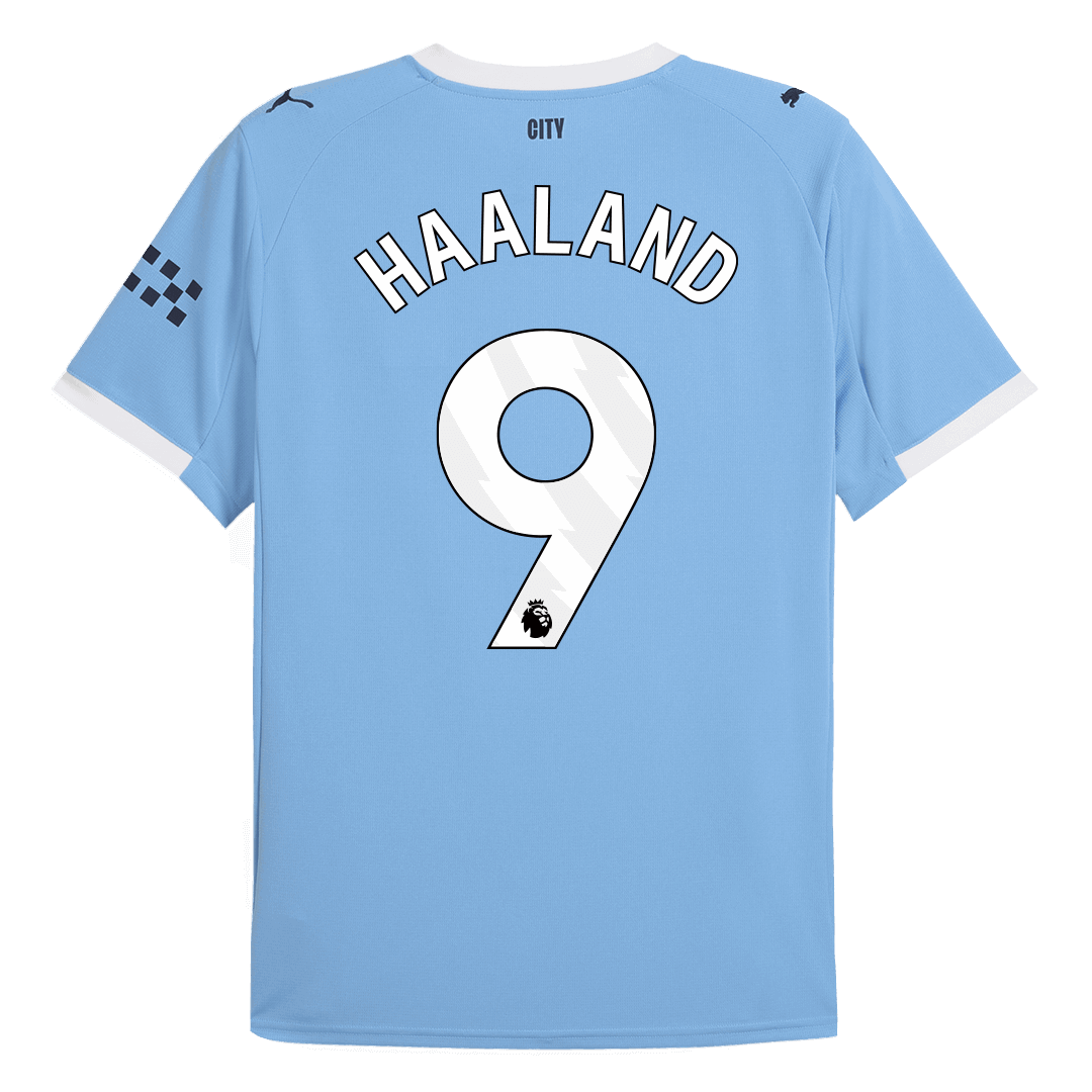 Camiseta HAALAND #9 Manchester City 2025/26 Primera Equipación-Versión Hincha