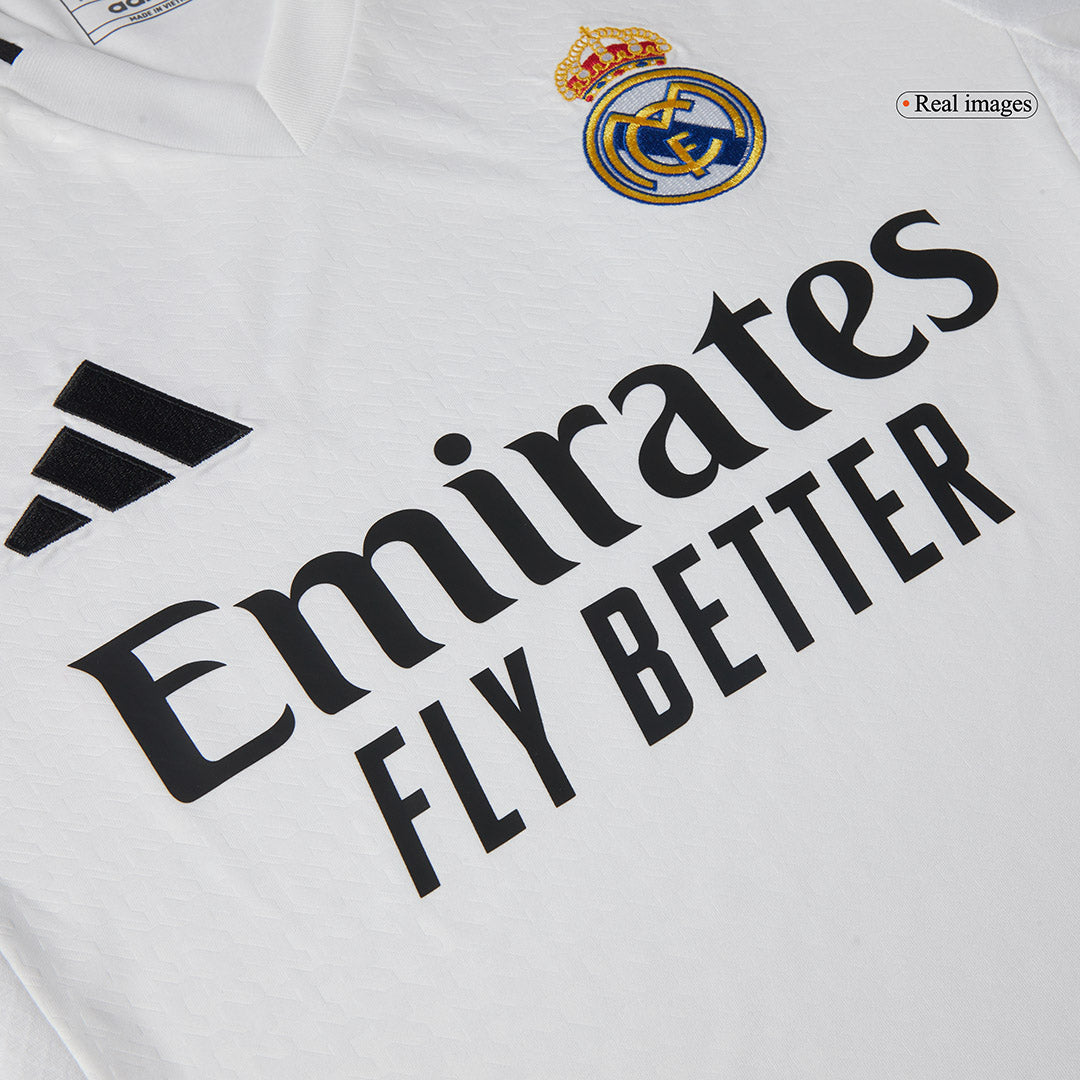 Camiseta Real Madrid 2024/25 Primera Equipación Mbappé #9 - Versión Hincha