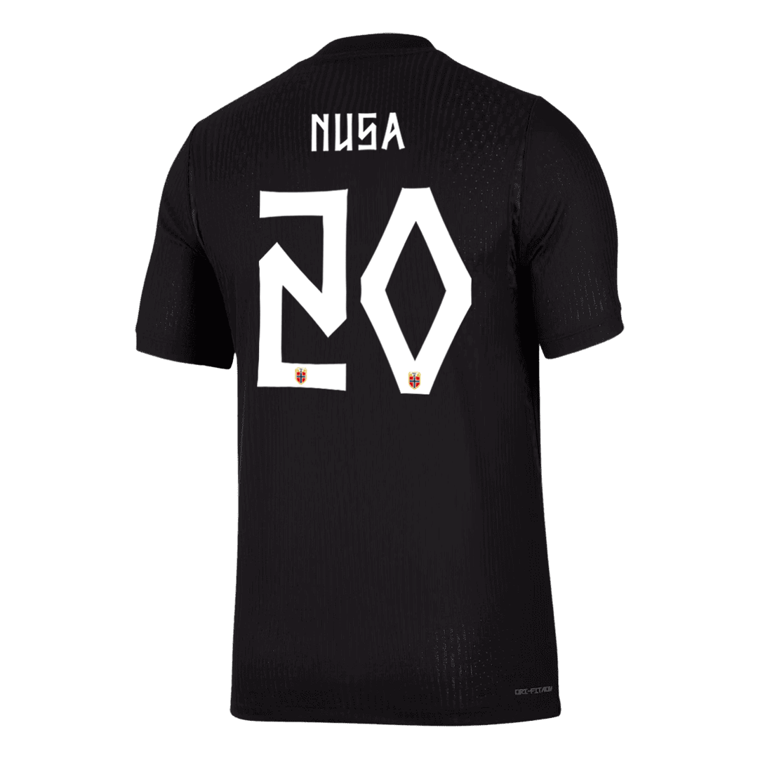Camiseta Auténtica NUSA #20 Norway 2026 Segunda Equipación Copa del Mundo -Versión Jugador