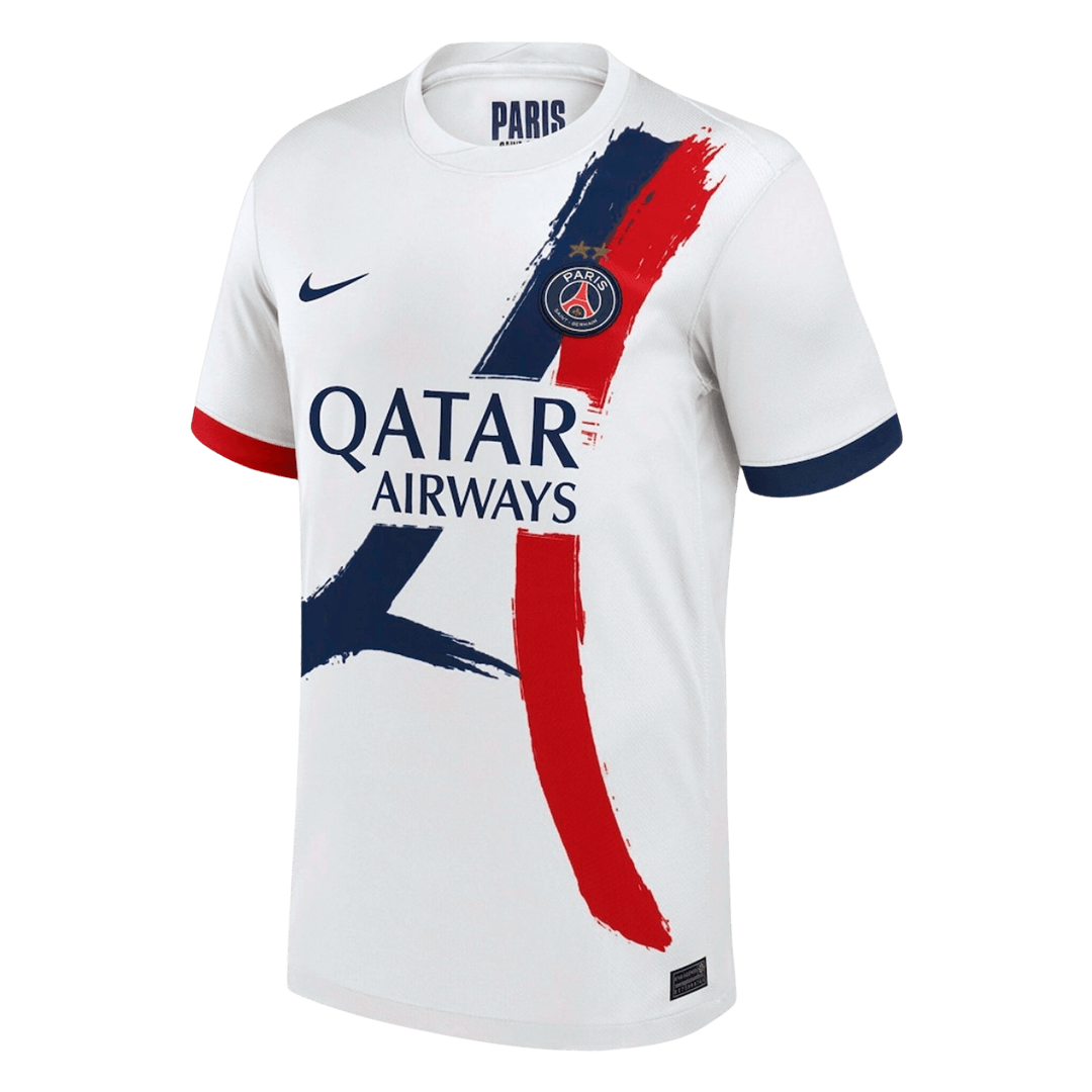 Camiseta Champions of Europe #26 PSG 2024/26 Segunda Equipación - Versión Hincha