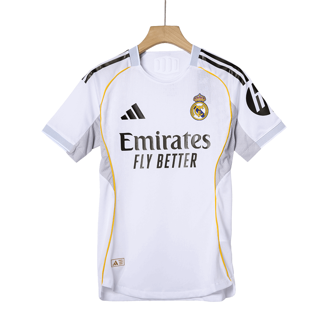 Camiseta Auténtica MBAPPÉ #10 Real Madrid 2025/26 Primera Equipación-Versión Jugador