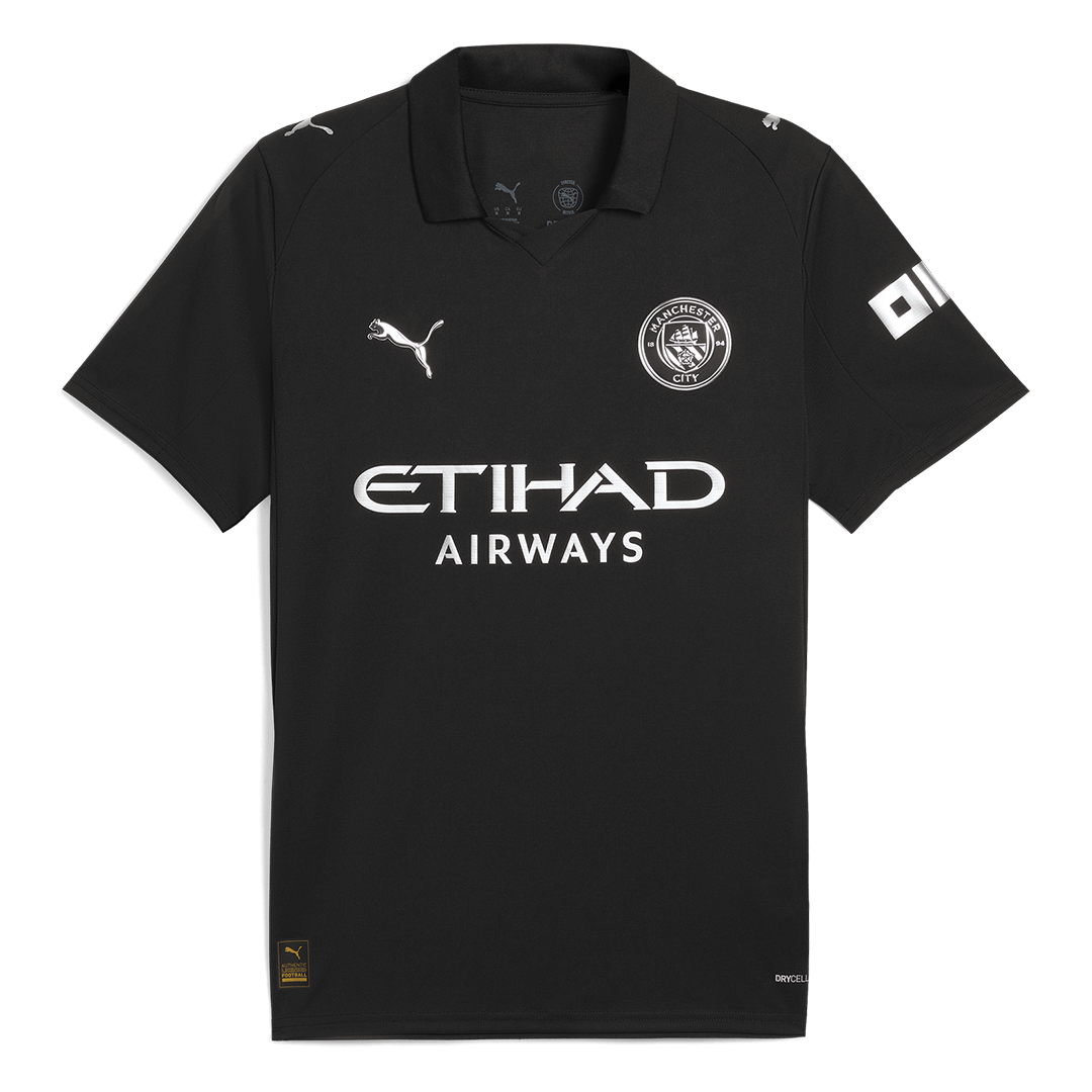 Camiseta REIJNDERS #4 Manchester City 2025/26 Segunda Equipación - Versión Hincha