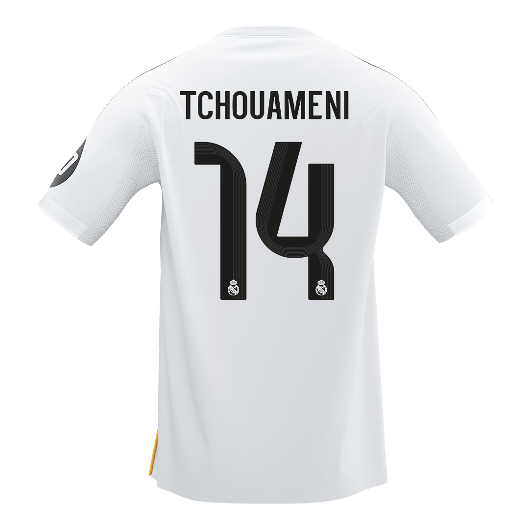 Calidad Premium Camiseta TCHOUAMENI #14 Real Madrid 2025/26 Primera Equipación -Versión Hincha