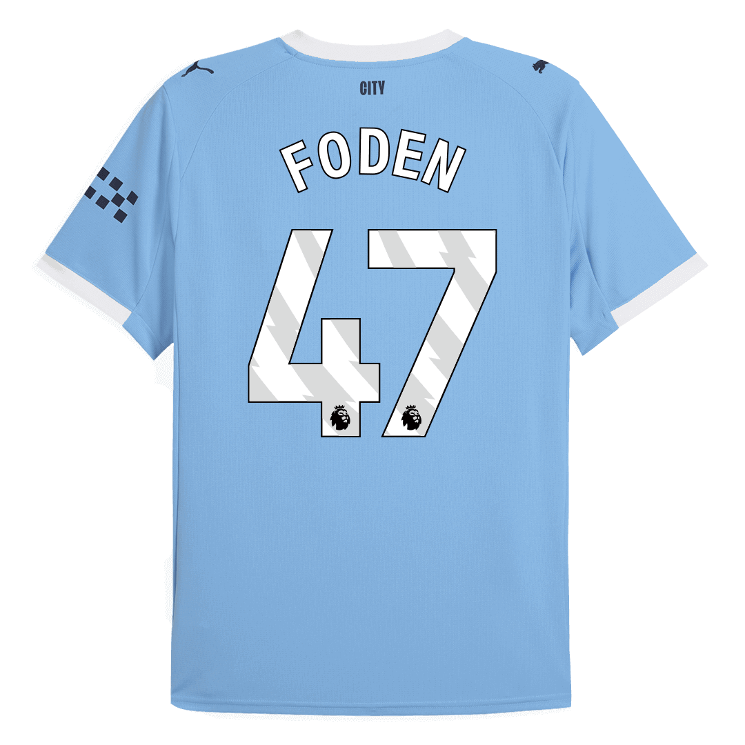 Camiseta FODEN #47 Manchester City 2025/26 Primera Equipación-Versión Hincha