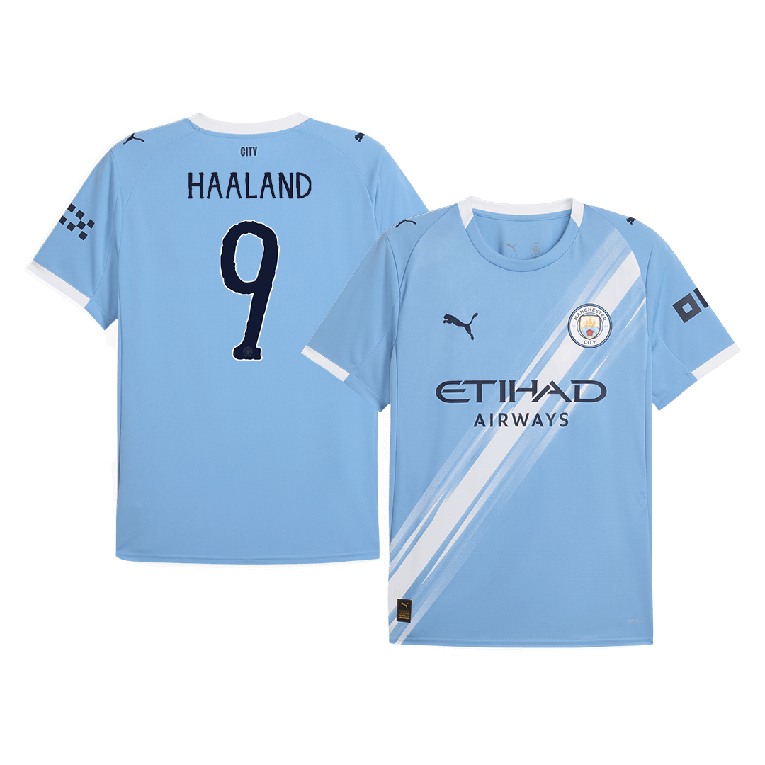Camiseta HAALAND #9 Manchester City 2025/26 Copa Mundial de Clubes Primera Equipación Hombre - Versión Hincha
