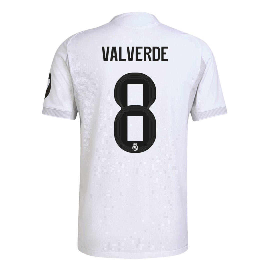 Camiseta Auténtica VALVERDE #8 Real Madrid 2025/26 Primera Equipación-Versión Jugador