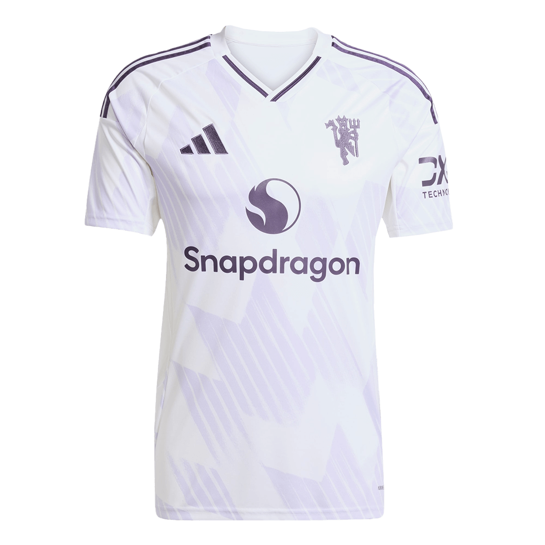 Camiseta B.FERNANDES #8 Manchester United 2025/26 Segunda Equipación-Versión Hincha