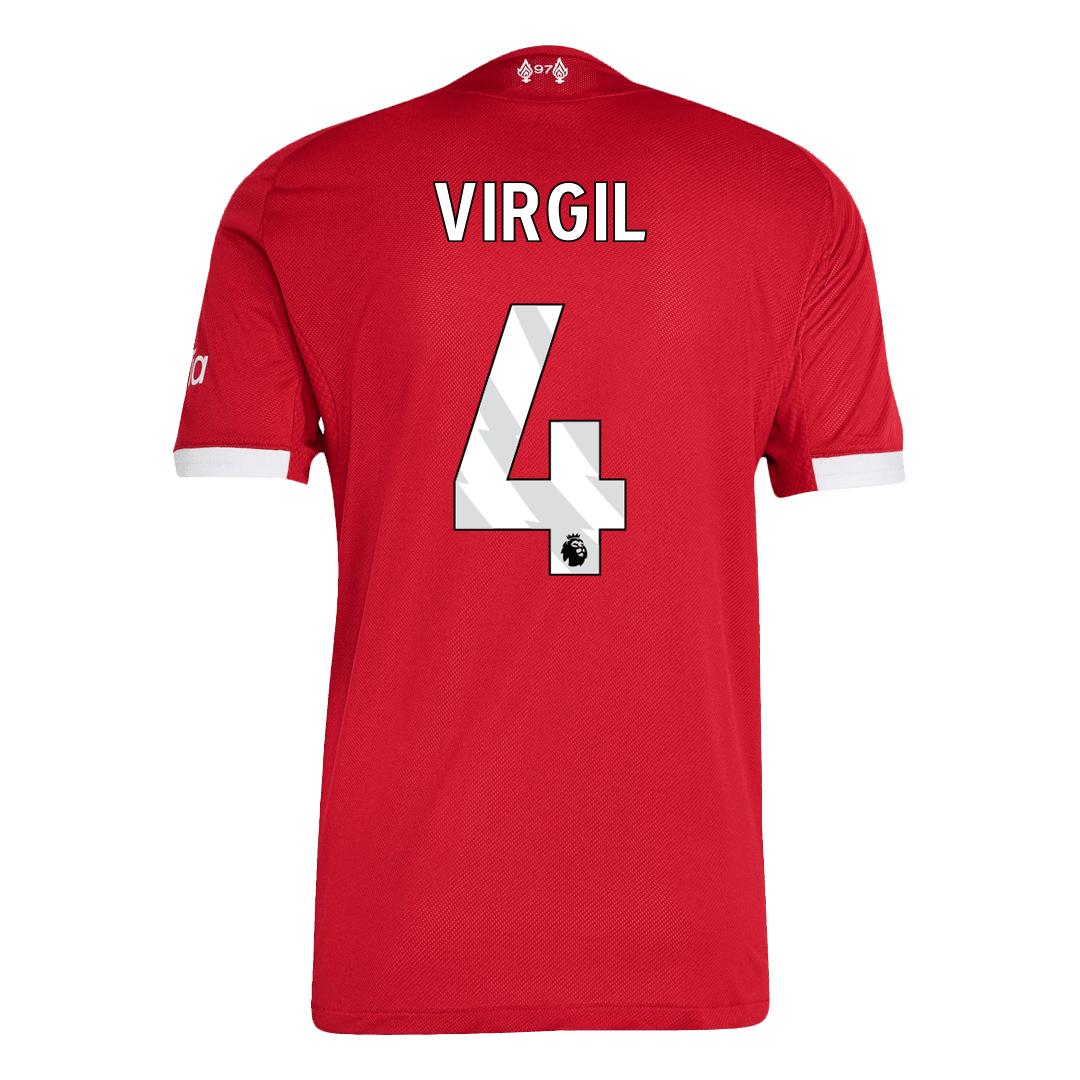 Camiseta Auténtica VIRGIL #4 Liverpool 2025/26 Primera Equipación-Versión Jugador