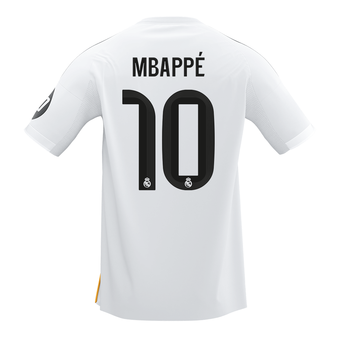Calidad Premium Camiseta MBAPPÉ #10 Real Madrid 2025/26 Primera Equipación-Versión Hincha