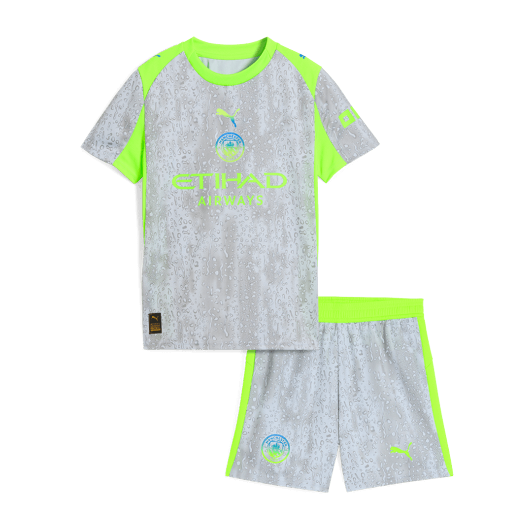 Conjunto Infantil Manchester City 2025/26 Tercera Equipación