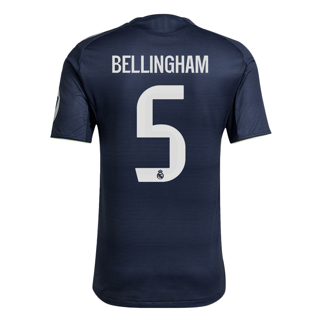 Camiseta Auténtica BELLINGHAM #5 Real Madrid 2025/26 Segunda Equipación-Versión Jugador