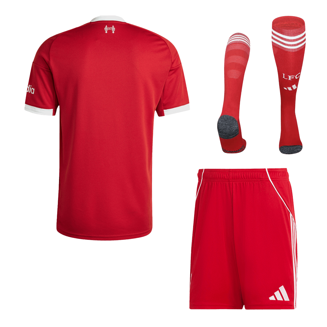 Conjunto Completo Liverpool 2025/26 Primera Equipación