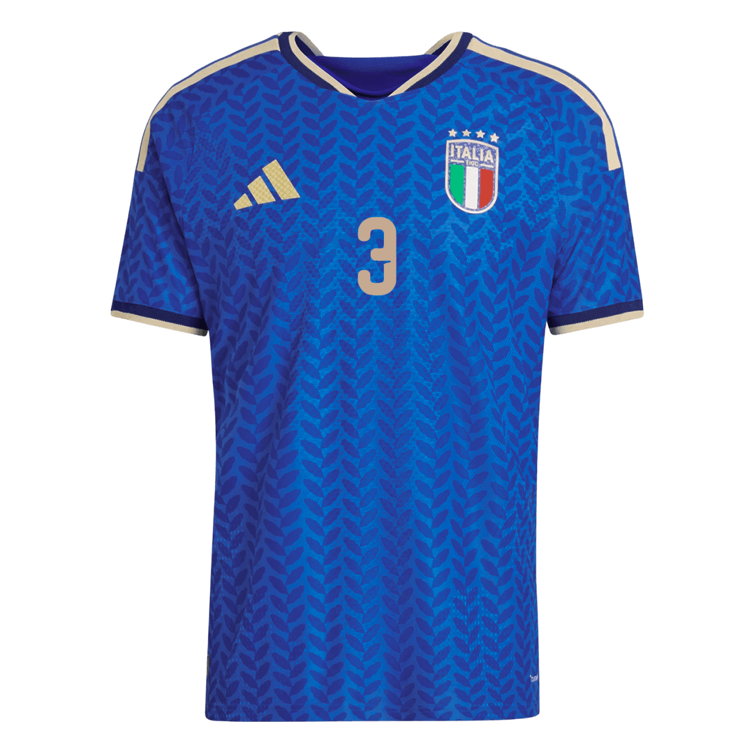 Camiseta Auténtica DIMARCO #3 Italy 2026 Primera Equipación Copa del Mundo -Versión Jugador
