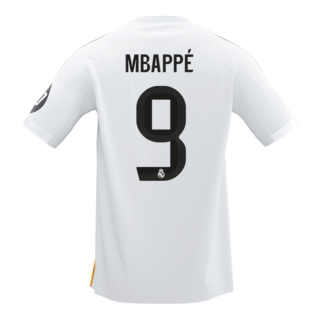 Calidad Premium Camiseta MBAPPÉ #9 Real Madrid 2025/26 Primera Equipación-Versión Hincha