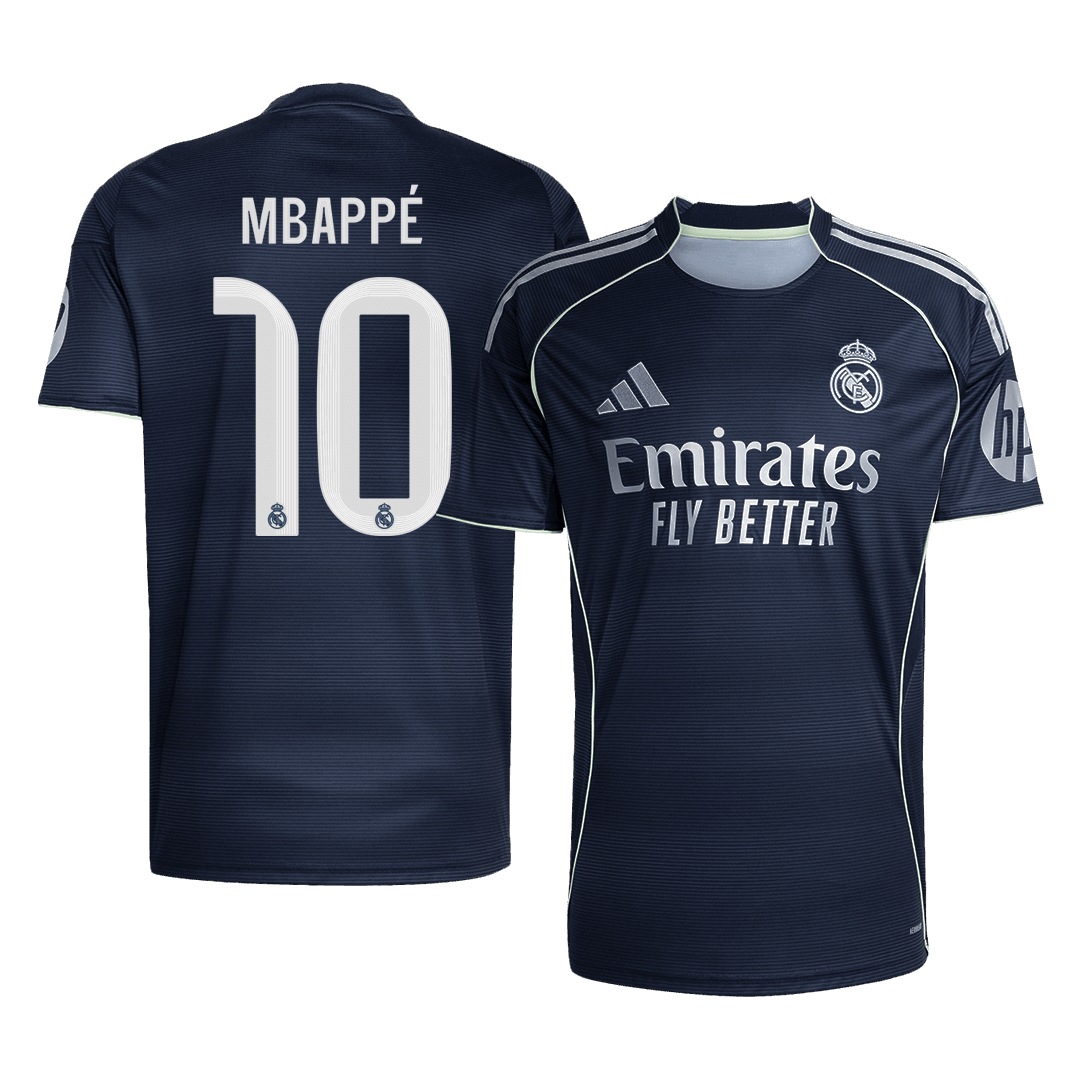 Camiseta MBAPPÉ #10 Real Madrid 2025/26 Segunda Equipación-Versión Hincha