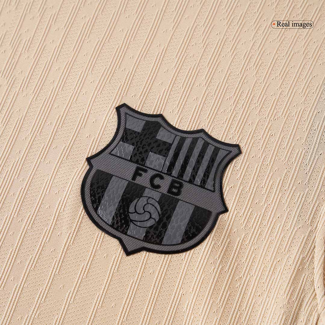 UCL Camiseta Auténtica LAMINE YAMAL #10 Barcelona 2025/26 Segunda Equipación-Versión Jugador