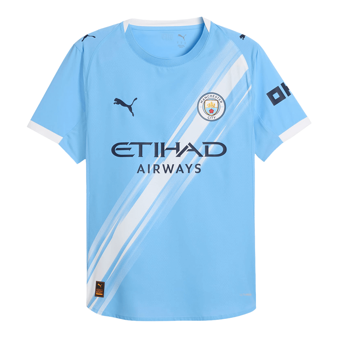 Camiseta Auténtica REIJNDERS #4 Manchester City 2025/26 Primera Equipación -Versión Jugador