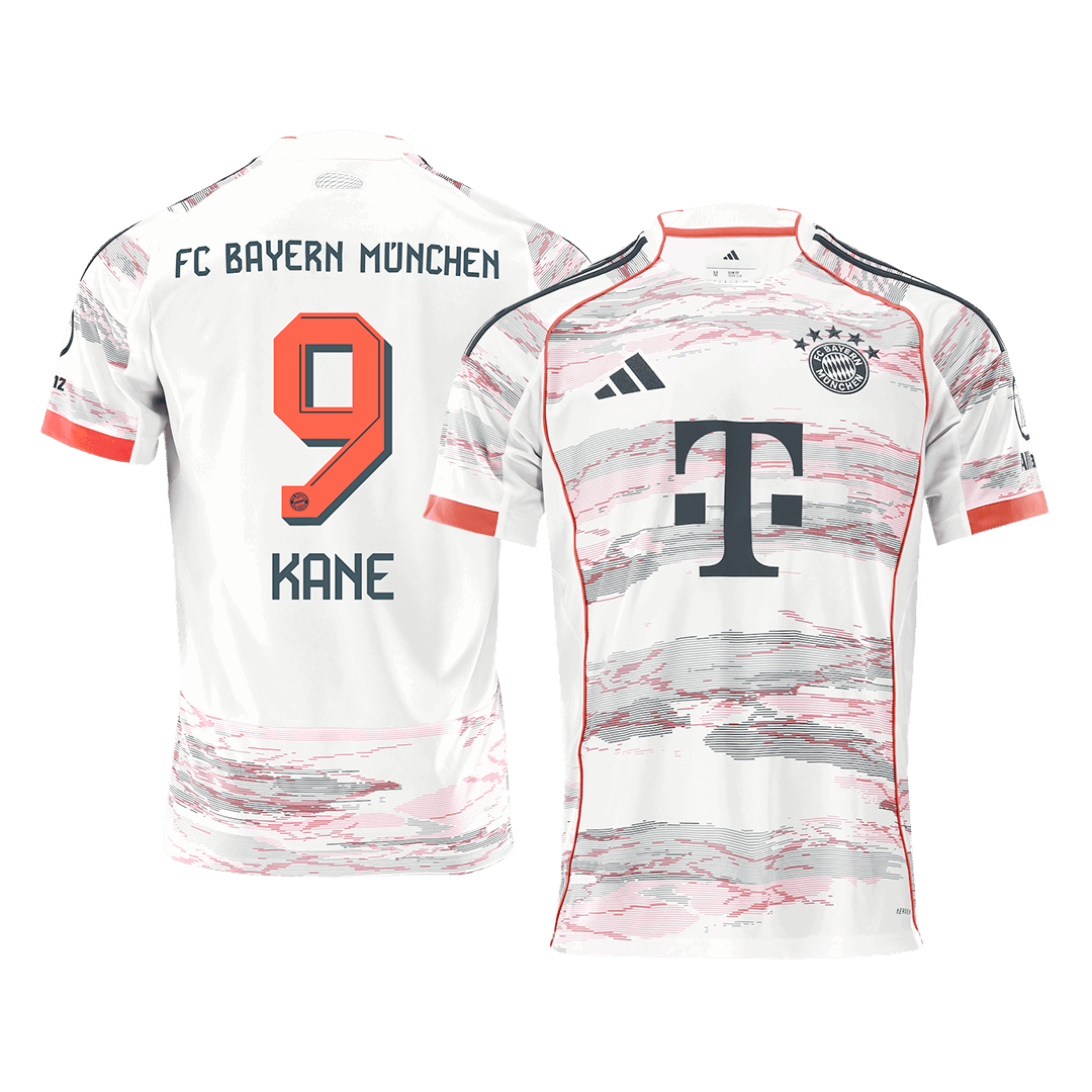 Camiseta KANE #9 Bayern Munich 2025/26 Segunda Equipación-Versión Hincha