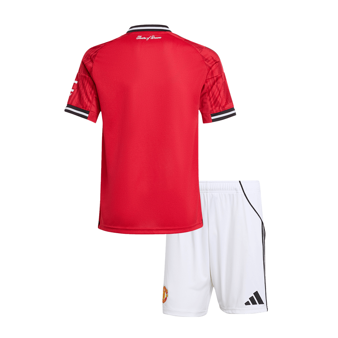Miniconjunto Manchester United 2025/26 Primera Equipación Niño (Camiseta + Pantalón Corto)