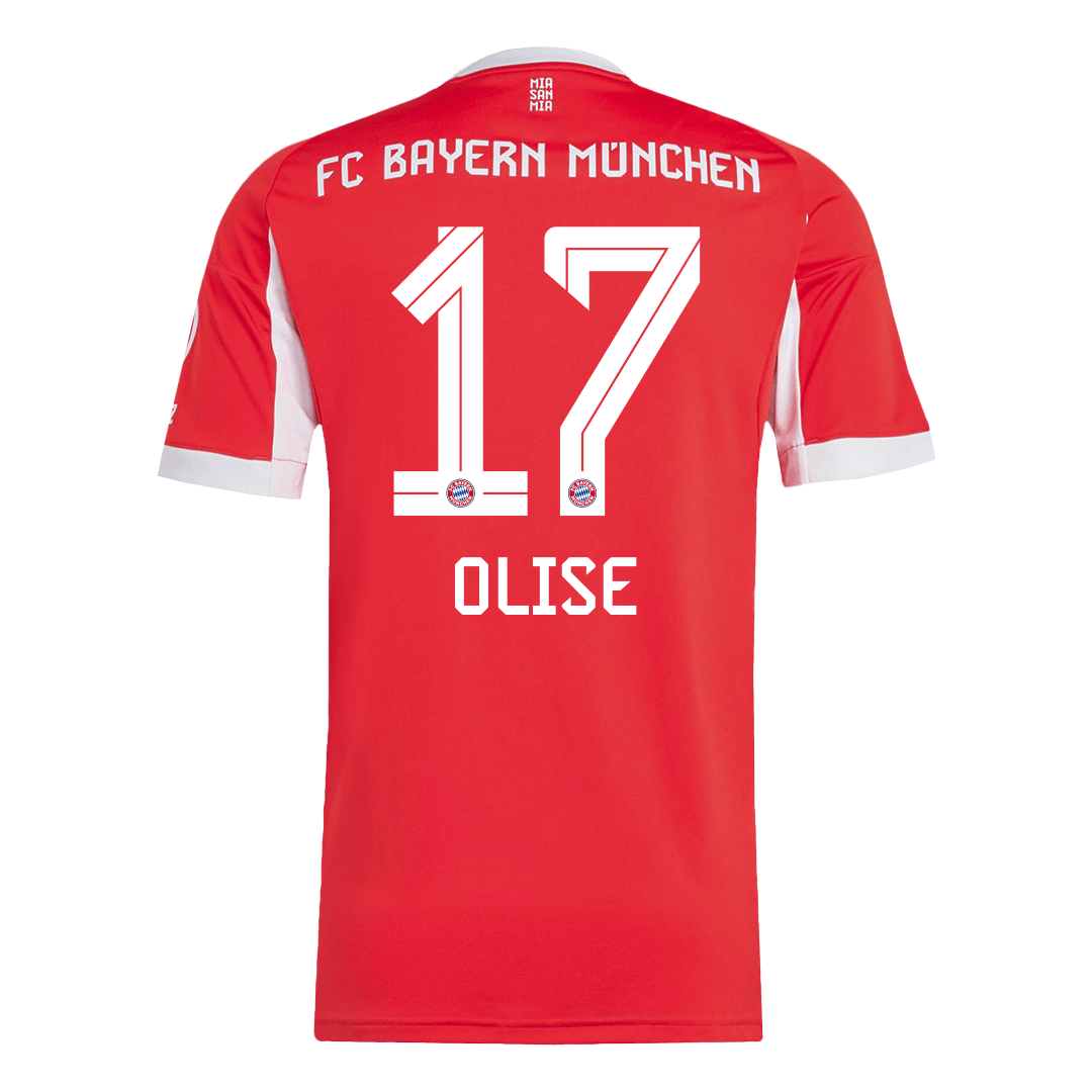 Camiseta OLISE #17 Bayern Munich 2025/26 Primera Equipación - Versión Hincha