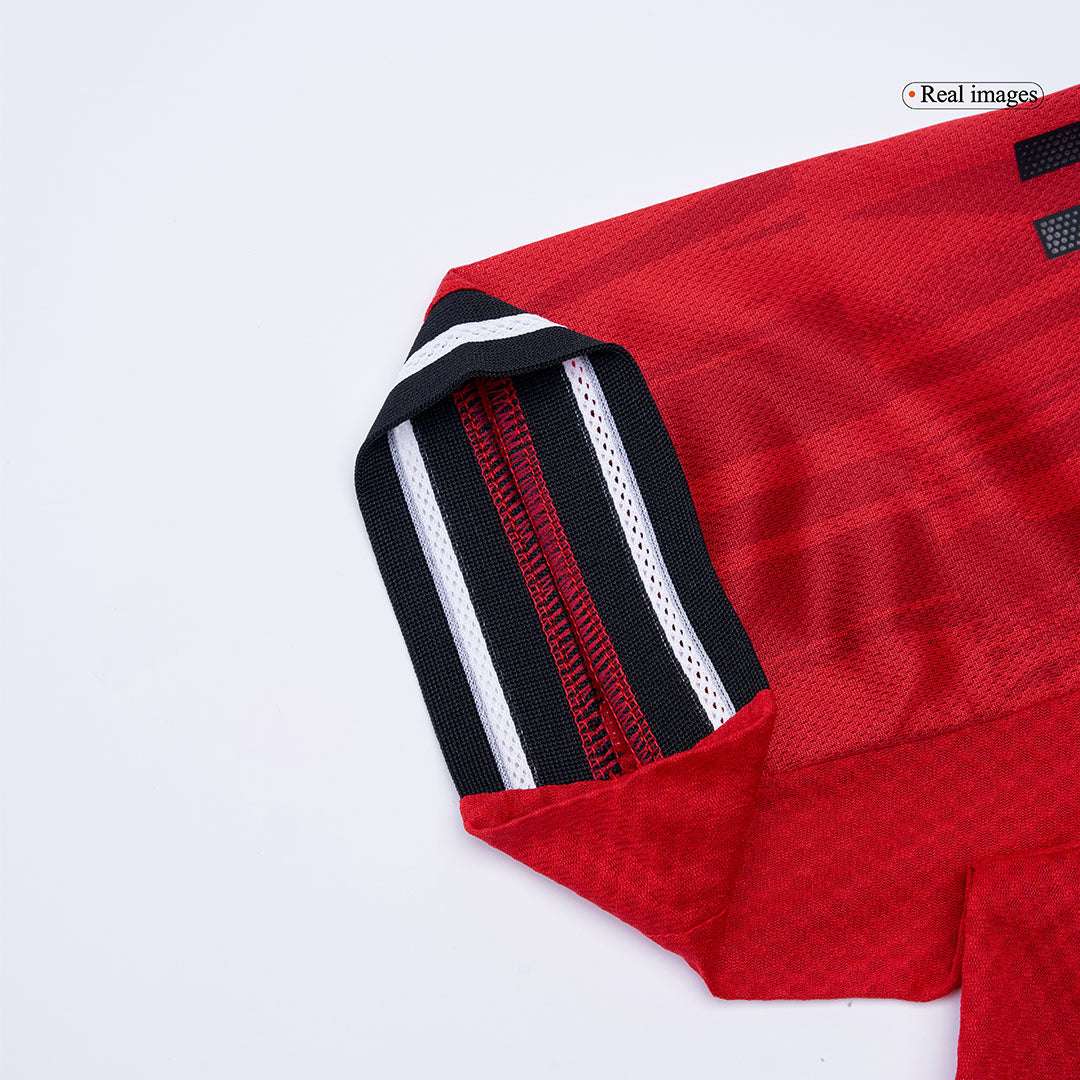 Camiseta Auténtica B.FERNANDES #8 Manchester United 2025/26 Primera Equipación-Versión Jugador