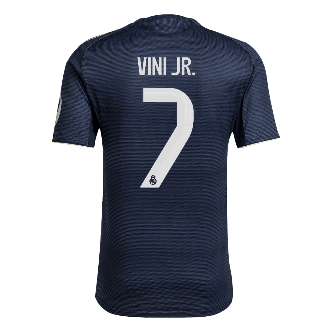 Camiseta Auténtica VINI JR. #7 Real Madrid 2025/26 Segunda Equipación-Versión Jugador