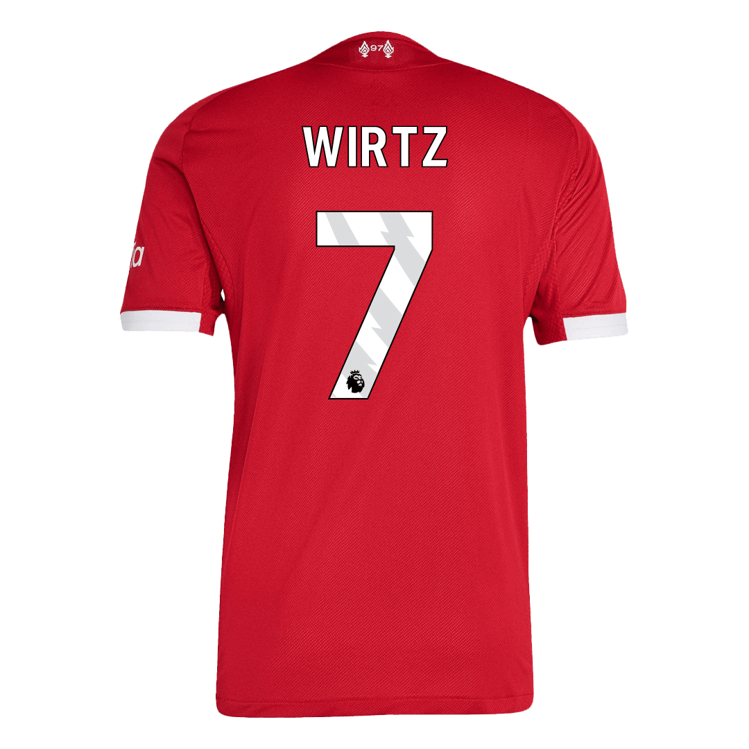 Camiseta Auténtica WIRTZ #7 Liverpool 2025/26 Primera Equipación-Versión Jugador