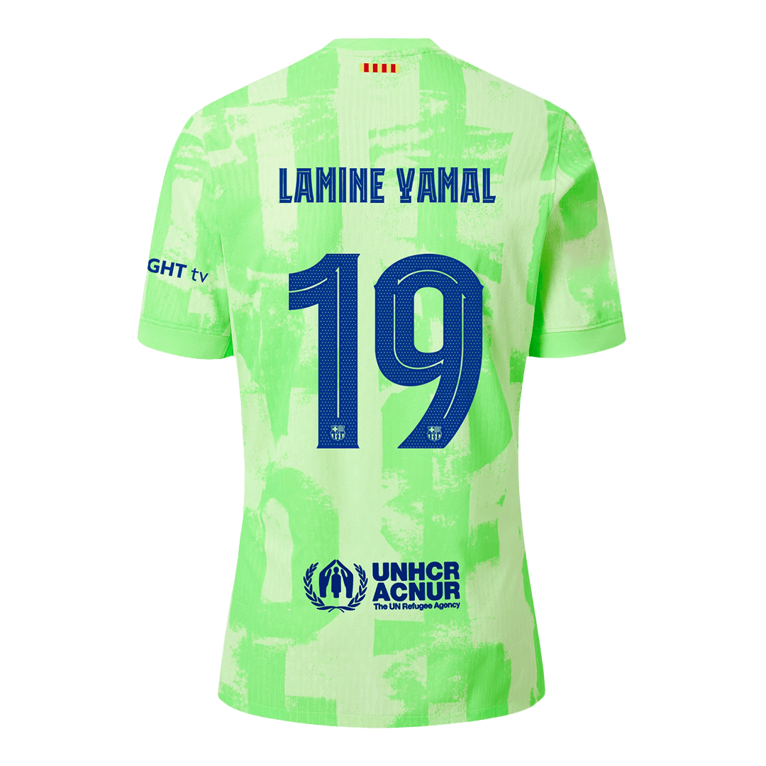 Camiseta LAMINE YAMAL #19 Barcelona 2024/25 Tercera Equipación - Versión Jugador