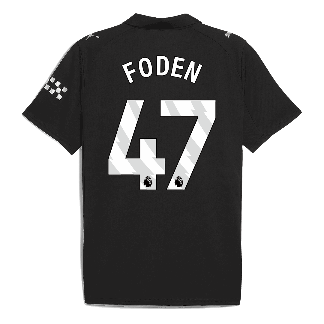 Camiseta FODEN #47 Manchester City 2025/26 Segunda Equipación-Versión Hincha